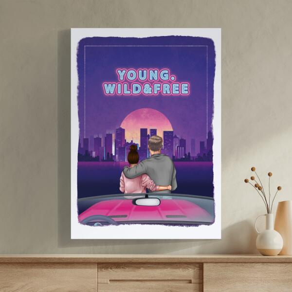 Queen et King road trip - Affiche personnalisée