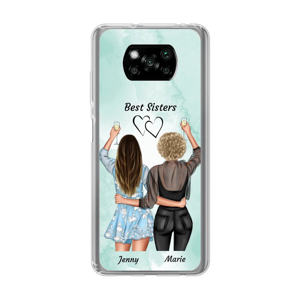 Amies fêtardes - Coque de téléphone personnalisable
