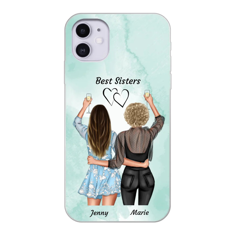 Amies fêtardes - Coque de téléphone personnalisable