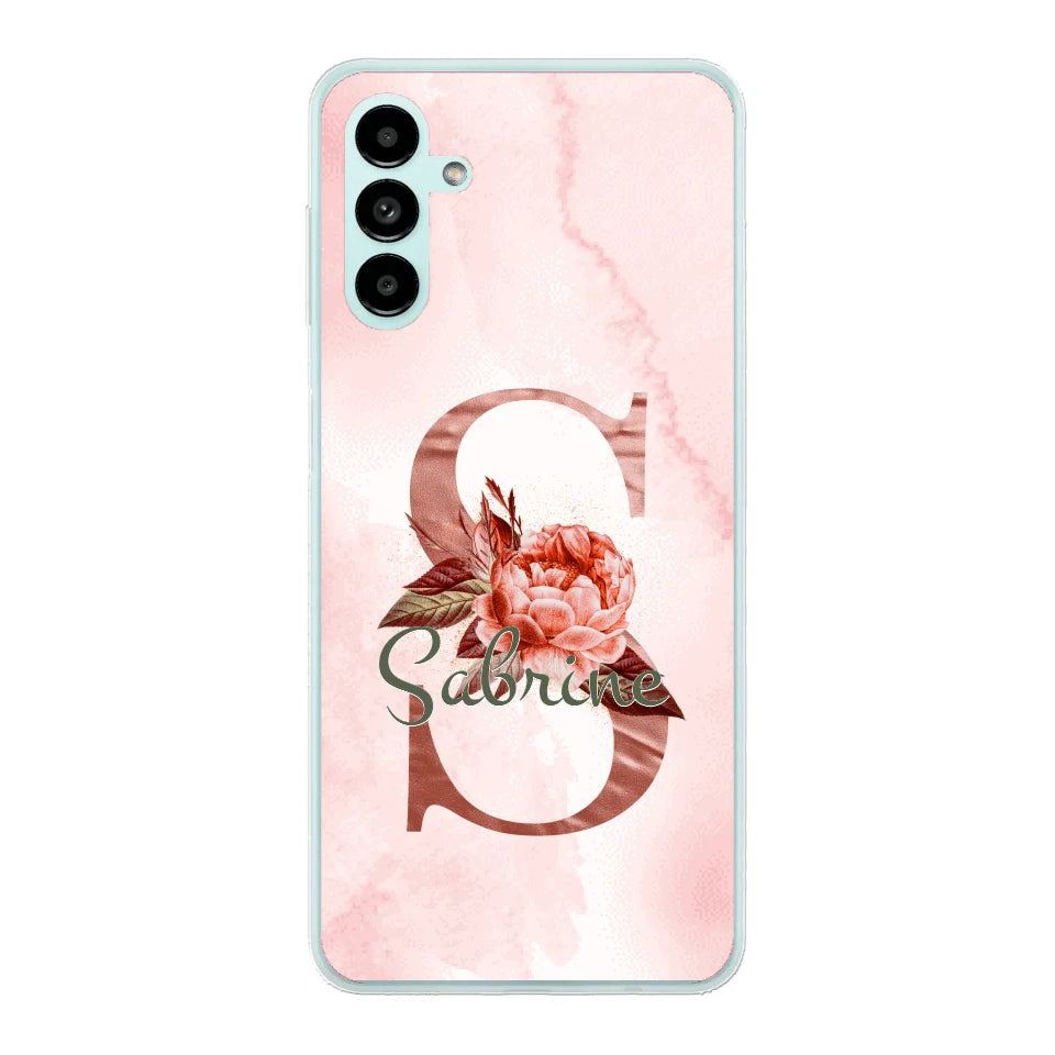 THÈME LETTRES ÉDITION ROSE - Coque de téléphone personnalisable