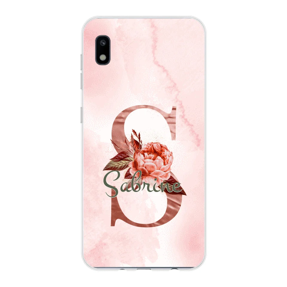 THÈME LETTRES ÉDITION ROSE - Coque de téléphone personnalisable