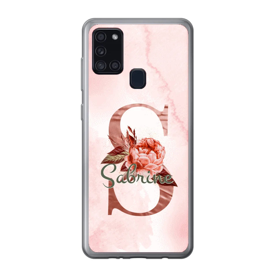 THÈME LETTRES ÉDITION ROSE - Coque de téléphone personnalisable