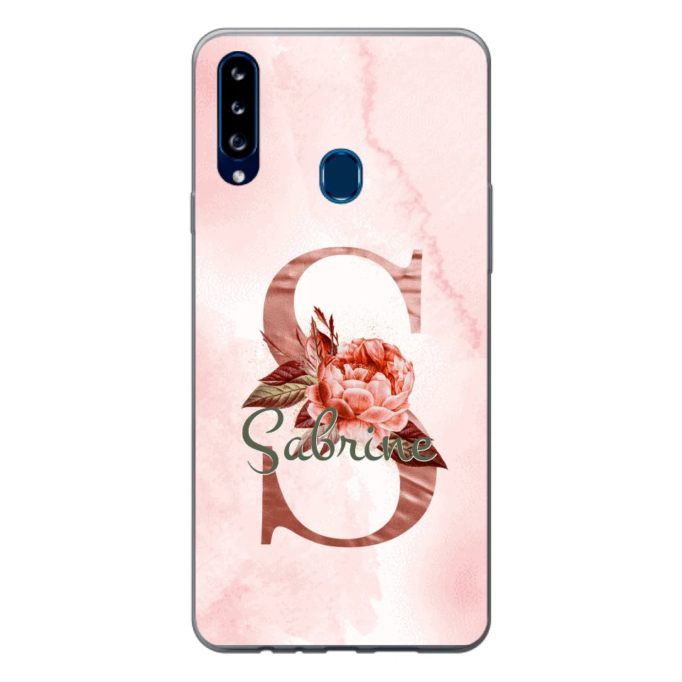 THÈME LETTRES ÉDITION ROSE - Coque de téléphone personnalisable