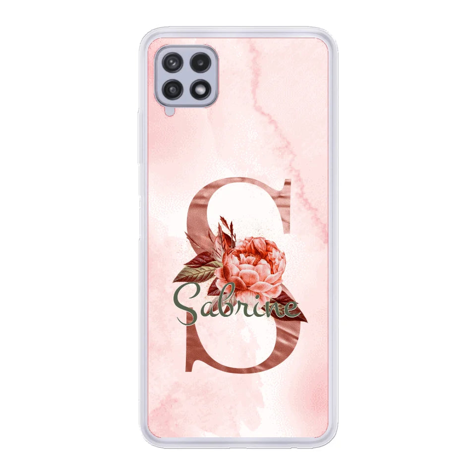 THÈME LETTRES ÉDITION ROSE - Coque de téléphone personnalisable