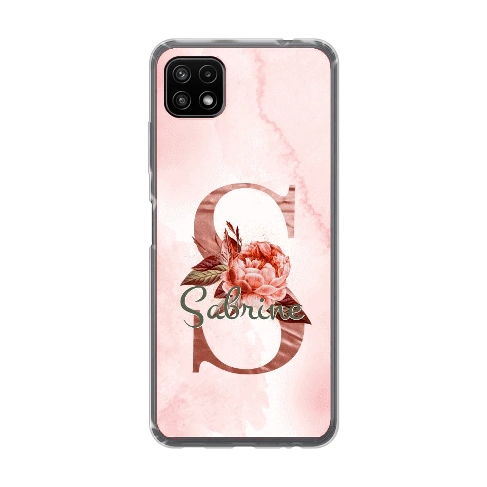 THÈME LETTRES ÉDITION ROSE - Coque de téléphone personnalisable