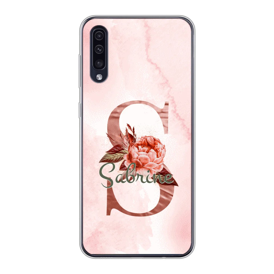 THÈME LETTRES ÉDITION ROSE - Coque de téléphone personnalisable