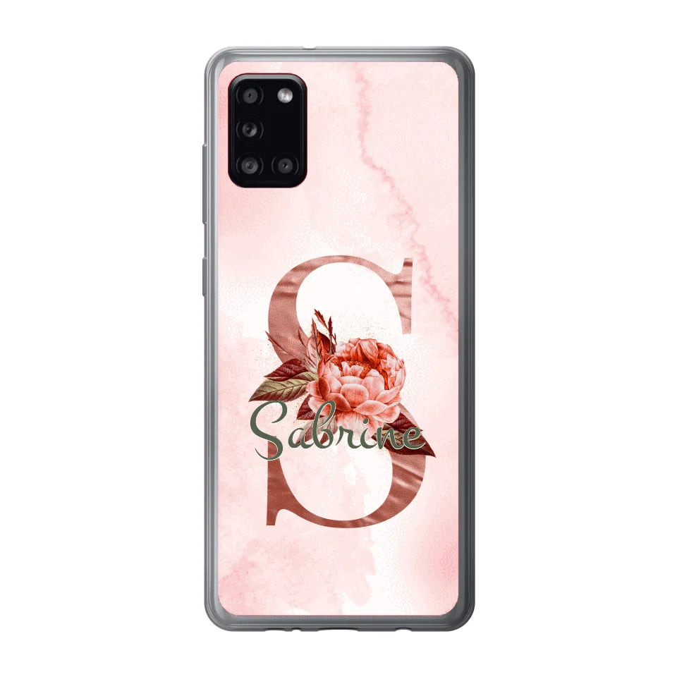 THÈME LETTRES ÉDITION ROSE - Coque de téléphone personnalisable
