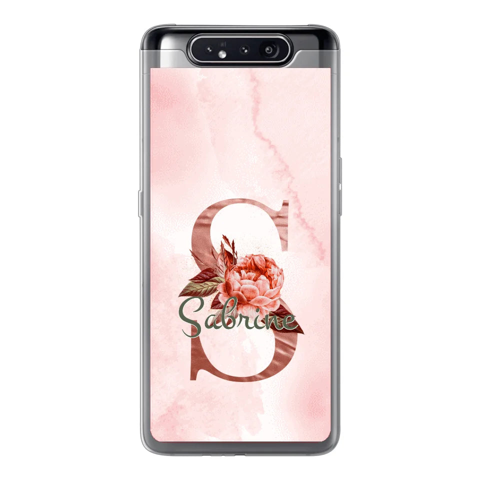 THÈME LETTRES ÉDITION ROSE - Coque de téléphone personnalisable