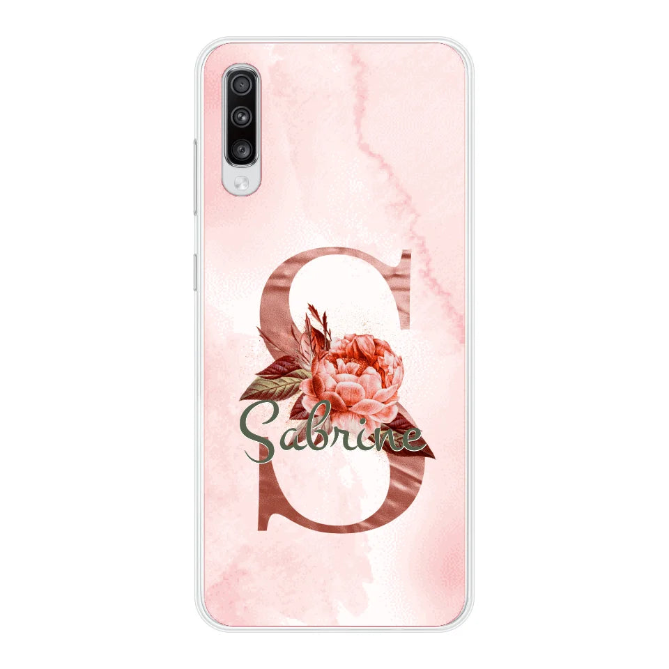 THÈME LETTRES ÉDITION ROSE - Coque de téléphone personnalisable