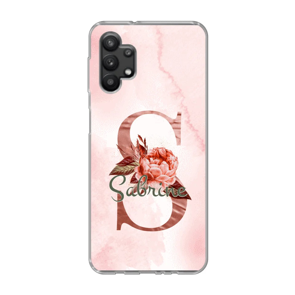 THÈME LETTRES ÉDITION ROSE - Coque de téléphone personnalisable