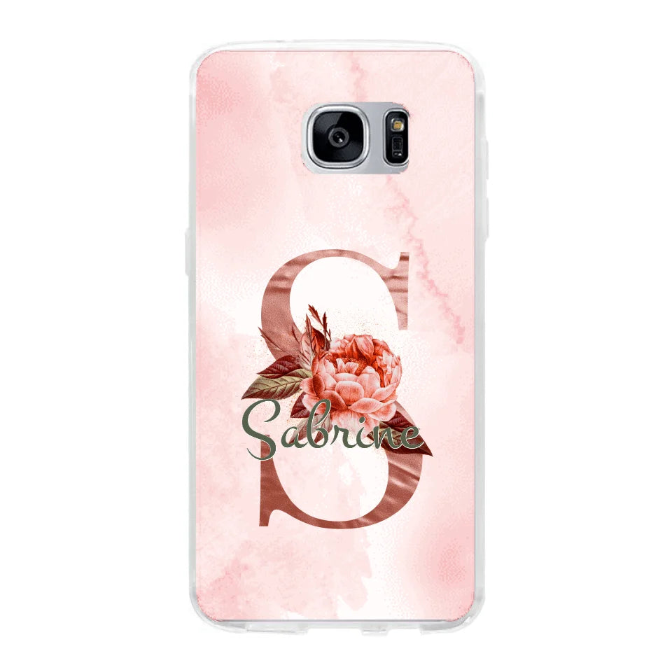 THÈME LETTRES ÉDITION ROSE - Coque de téléphone personnalisable