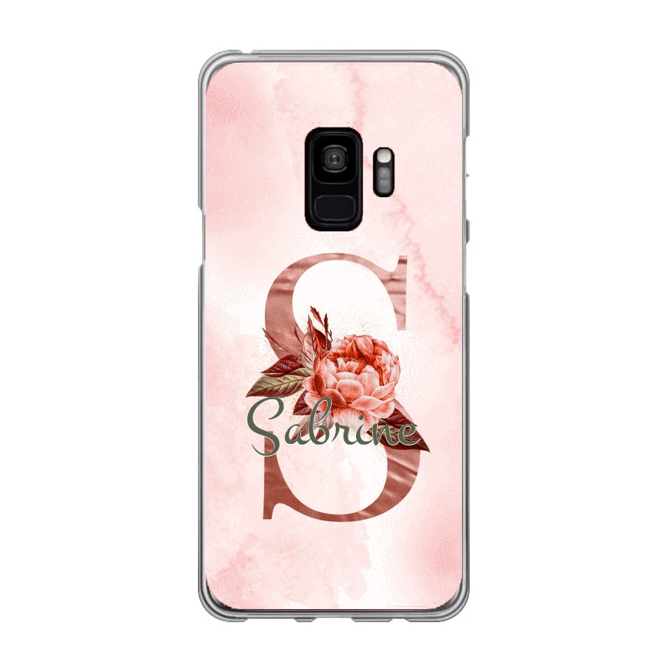 THÈME LETTRES ÉDITION ROSE - Coque de téléphone personnalisable