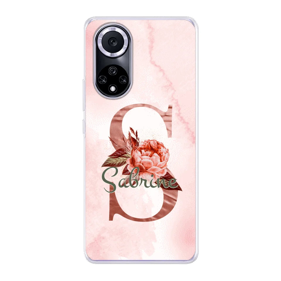 THÈME LETTRES ÉDITION ROSE - Coque de téléphone personnalisable