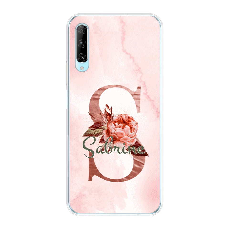 THÈME LETTRES ÉDITION ROSE - Coque de téléphone personnalisable