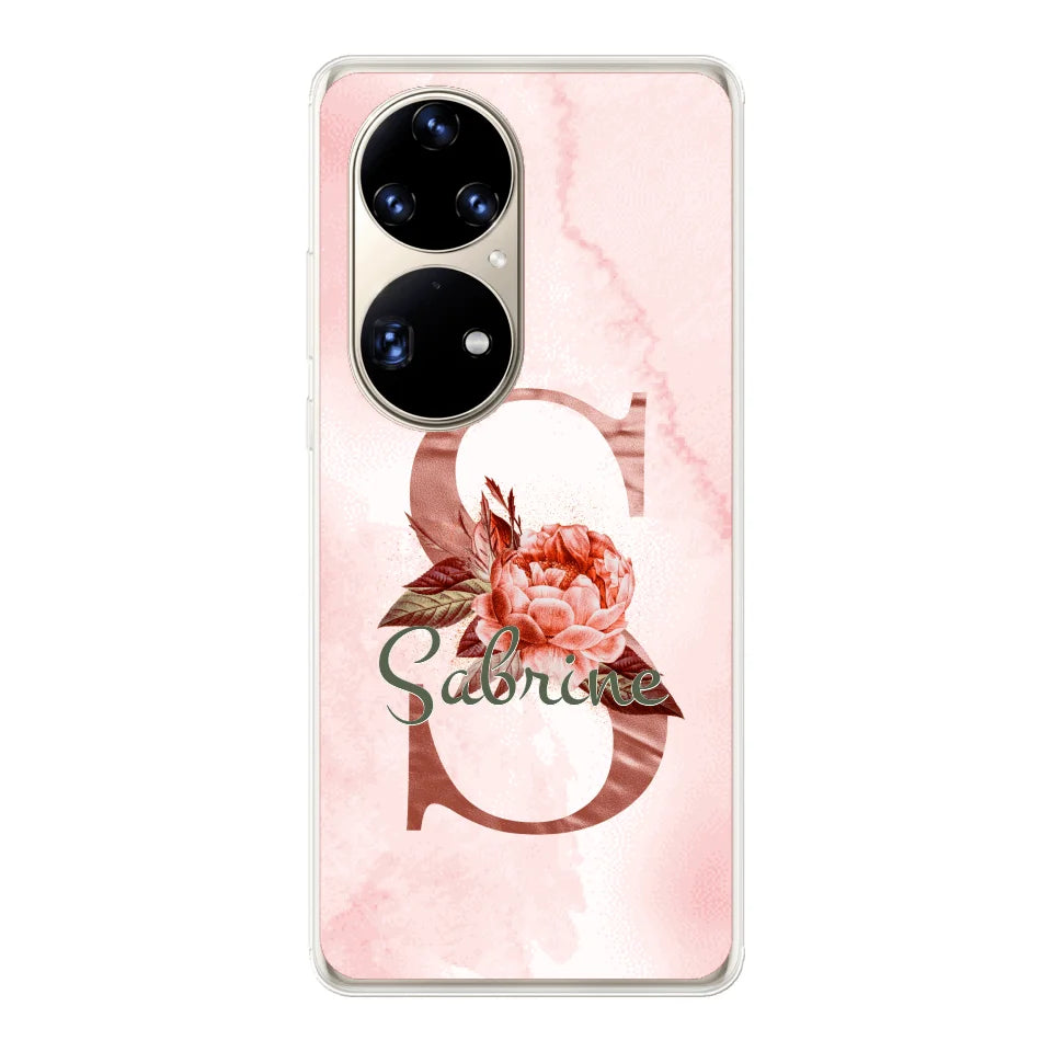 THÈME LETTRES ÉDITION ROSE - Coque de téléphone personnalisable