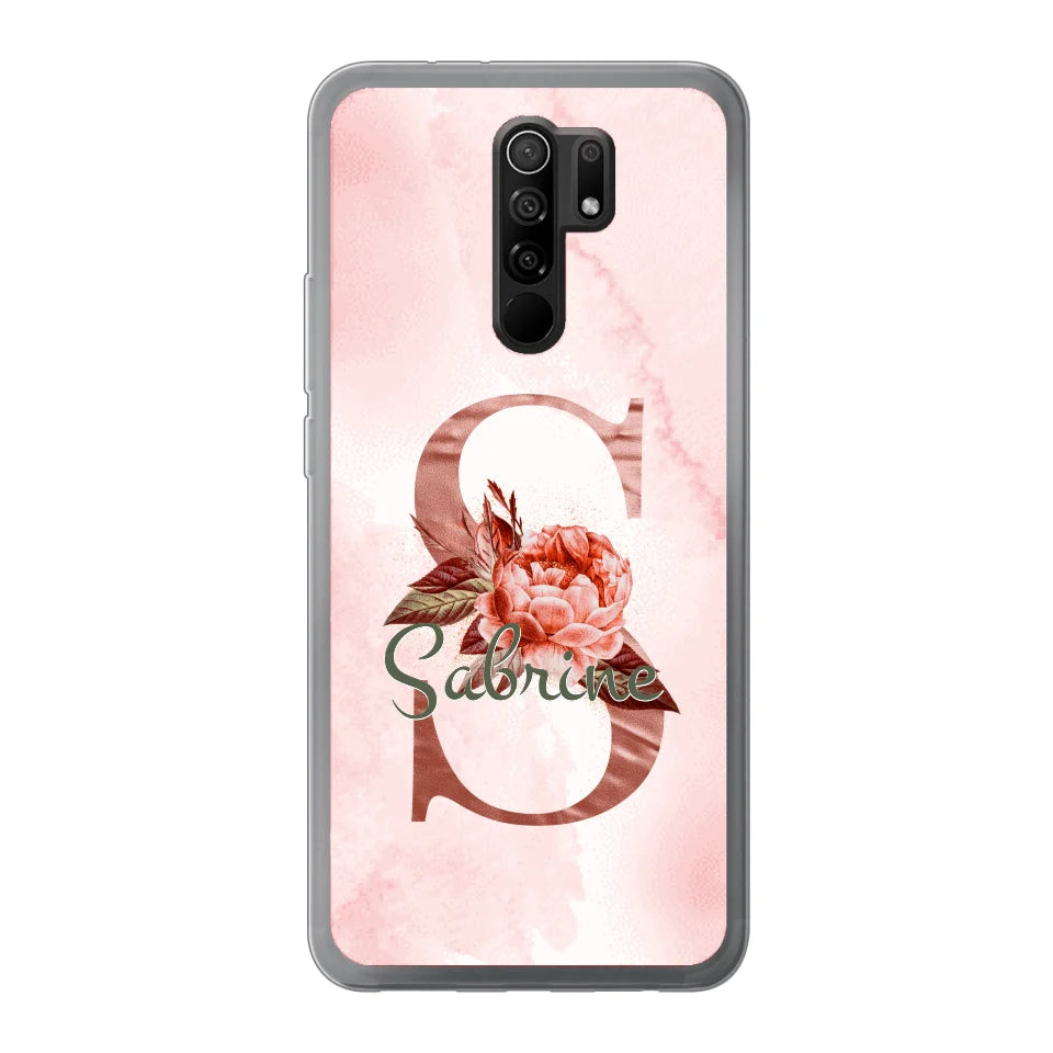 THÈME LETTRES ÉDITION ROSE - Coque de téléphone personnalisable