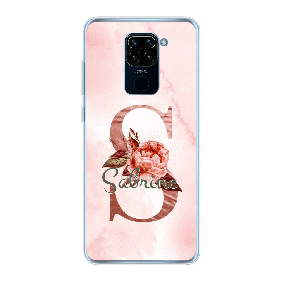 THÈME LETTRES ÉDITION ROSE - Coque de téléphone personnalisable