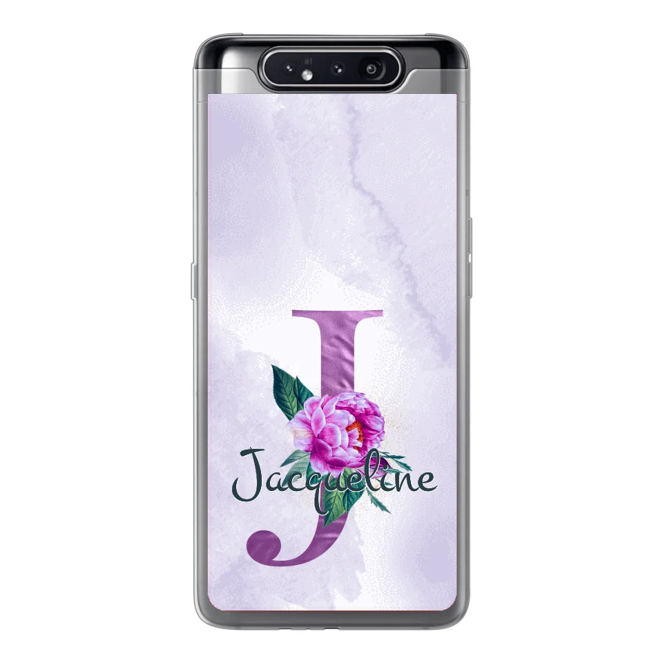 THÈME LETTRES ÉDITION violette - Coque de téléphone personnalisable