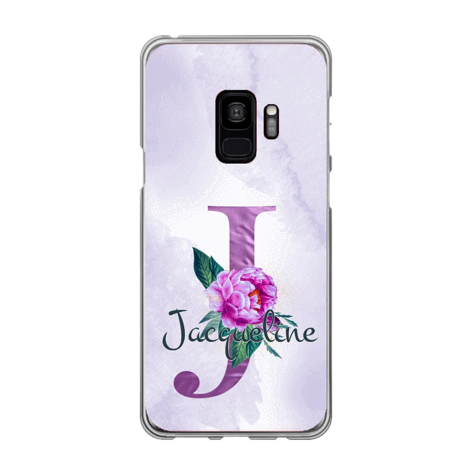 THÈME LETTRES ÉDITION violette - Coque de téléphone personnalisable