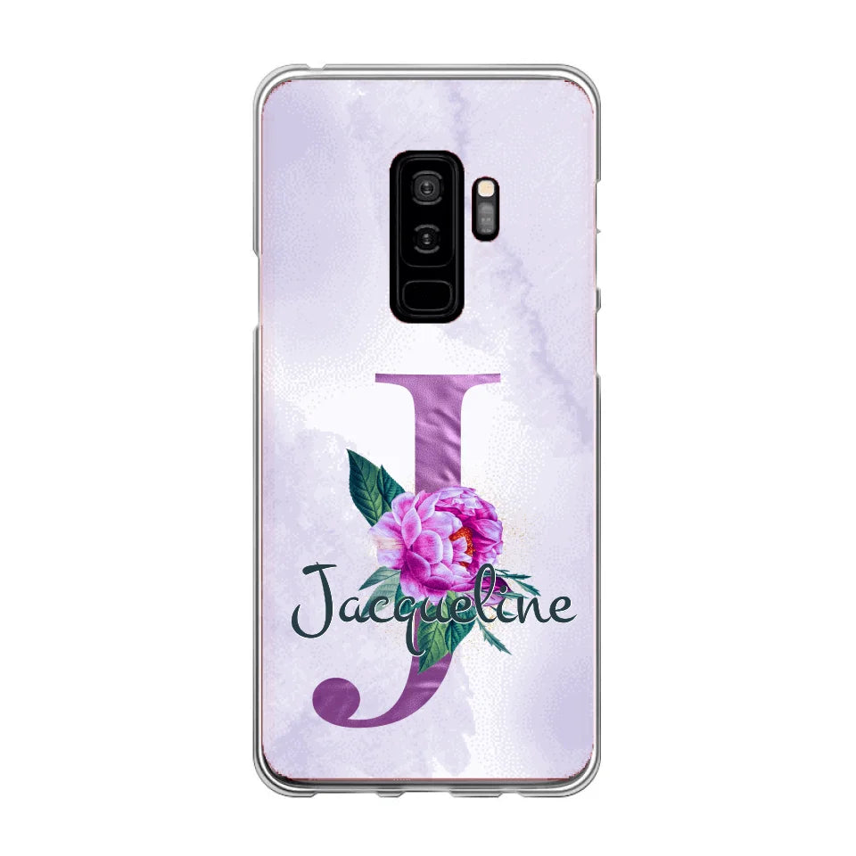 THÈME LETTRES ÉDITION violette - Coque de téléphone personnalisable