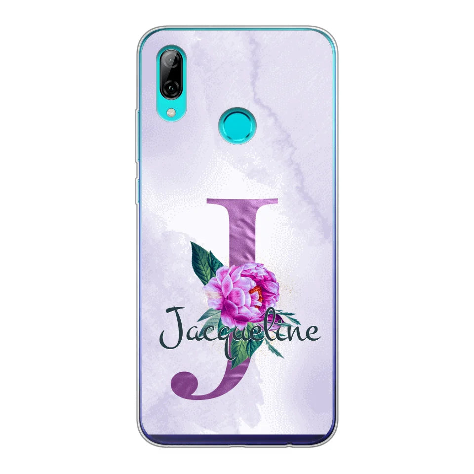 THÈME LETTRES ÉDITION violette - Coque de téléphone personnalisable