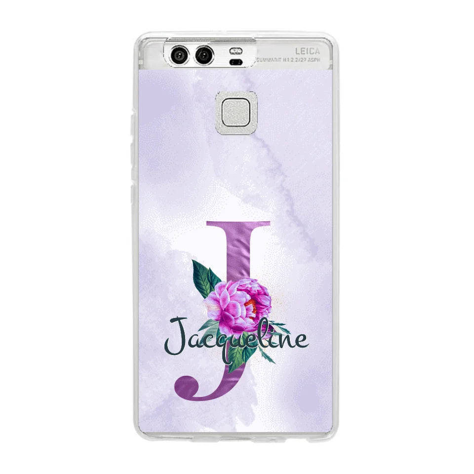 THÈME LETTRES ÉDITION violette - Coque de téléphone personnalisable