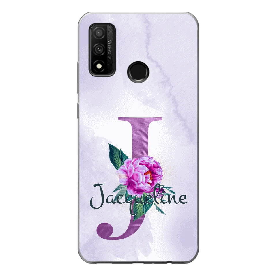THÈME LETTRES ÉDITION violette - Coque de téléphone personnalisable