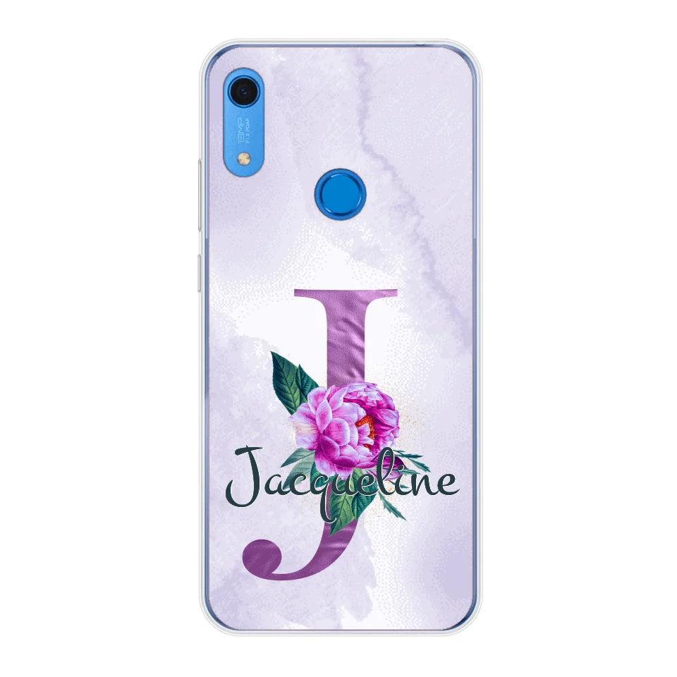 THÈME LETTRES ÉDITION violette - Coque de téléphone personnalisable