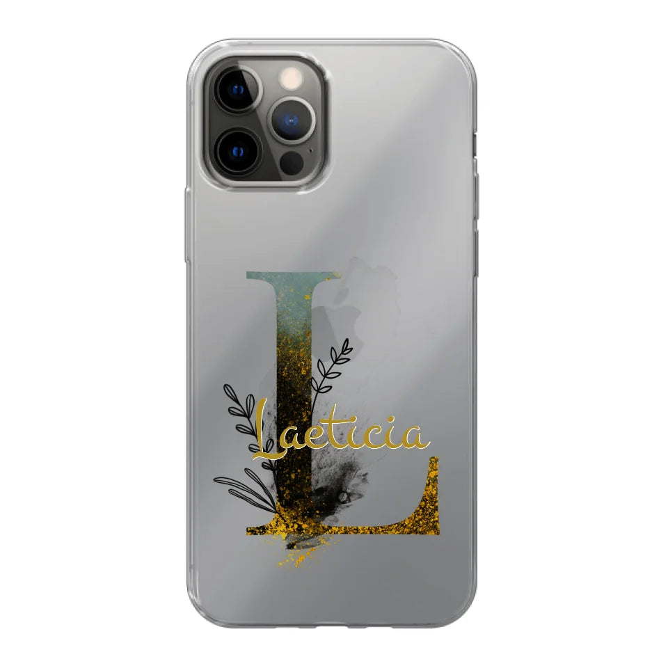 THÈME LETTRES ÉDITION NOIRE - Coque de téléphone personnalisable