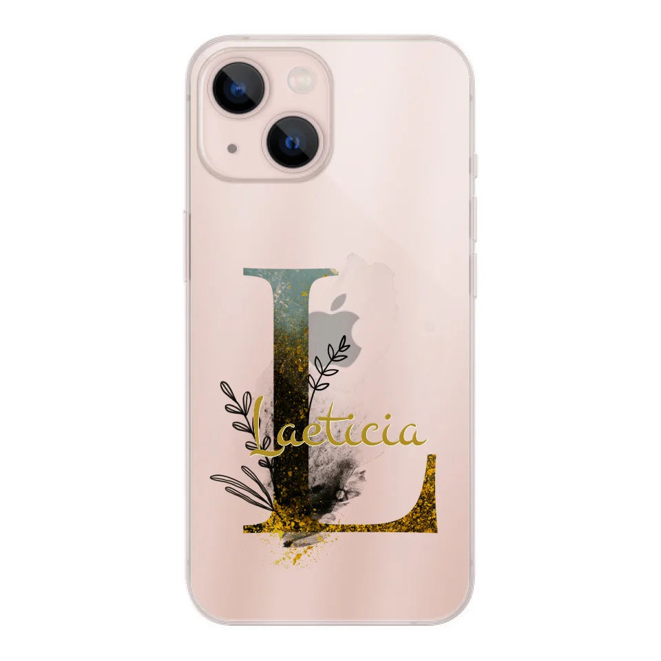 THÈME LETTRES ÉDITION NOIRE - Coque de téléphone personnalisable