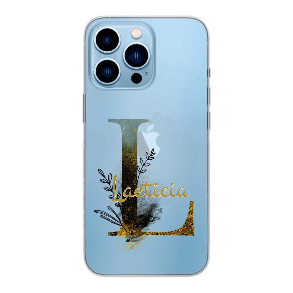 THÈME LETTRES ÉDITION NOIRE - Coque de téléphone personnalisable