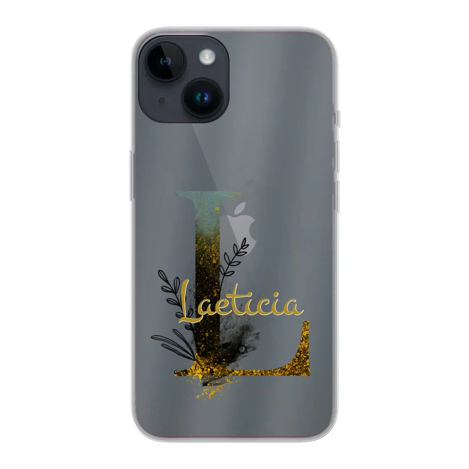 THÈME LETTRES ÉDITION NOIRE - Coque de téléphone personnalisable