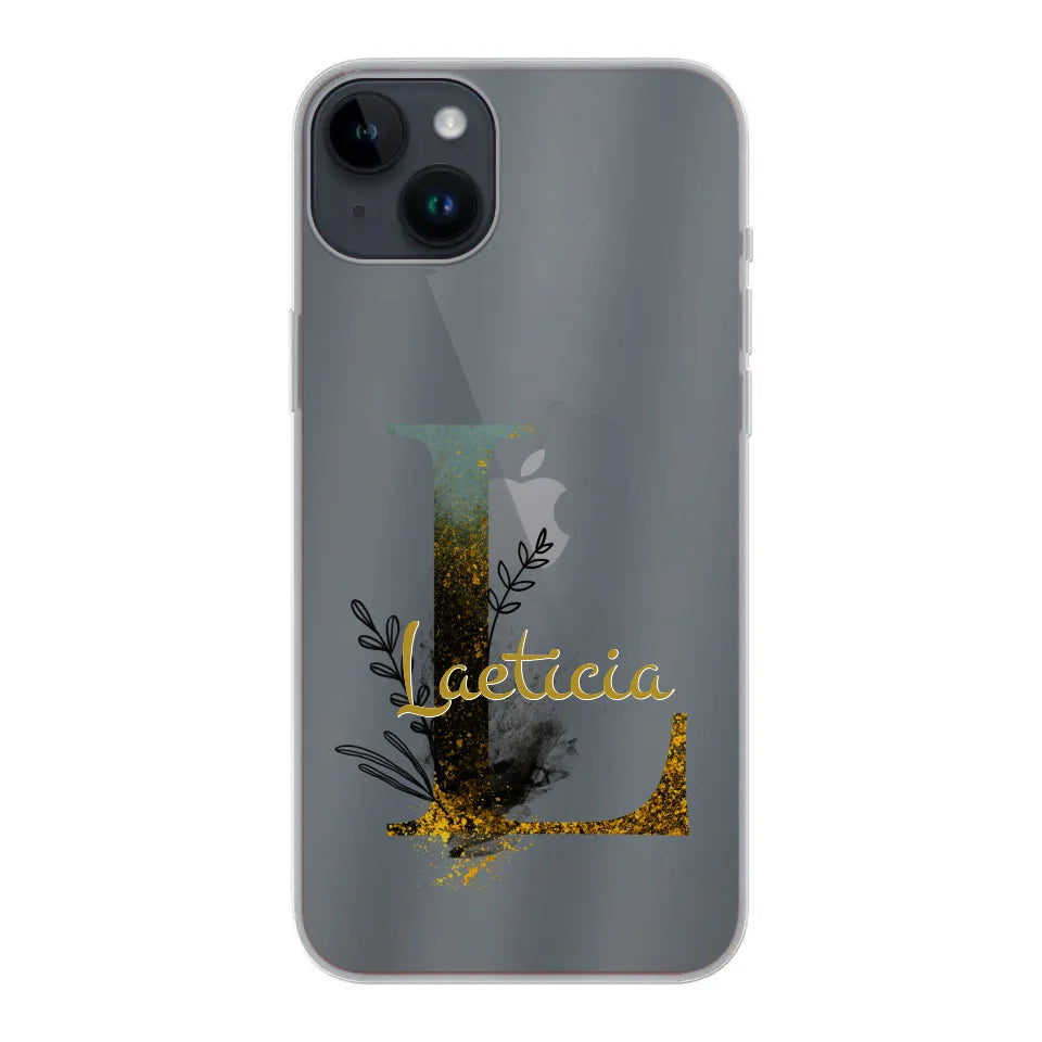 THÈME LETTRES ÉDITION NOIRE - Coque de téléphone personnalisable