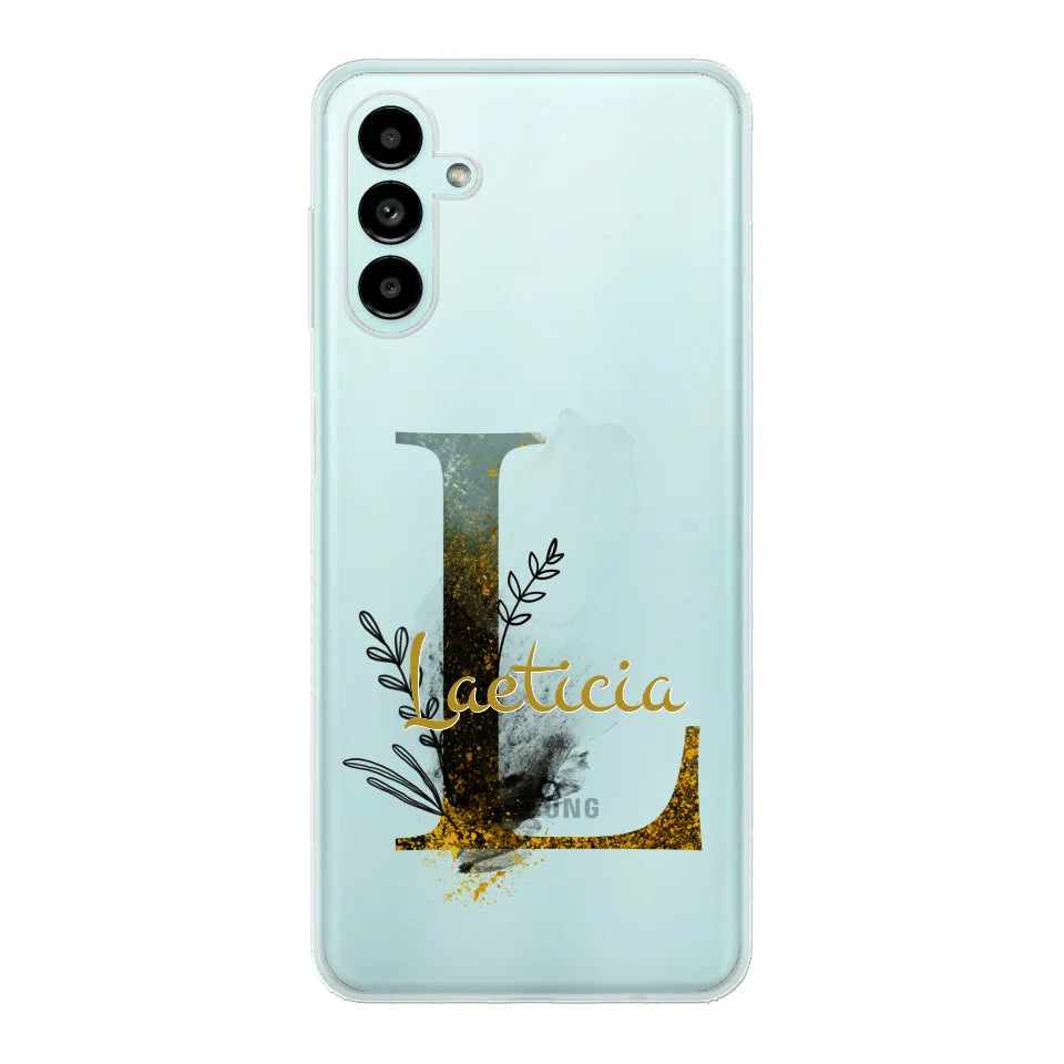 THÈME LETTRES ÉDITION NOIRE - Coque de téléphone personnalisable
