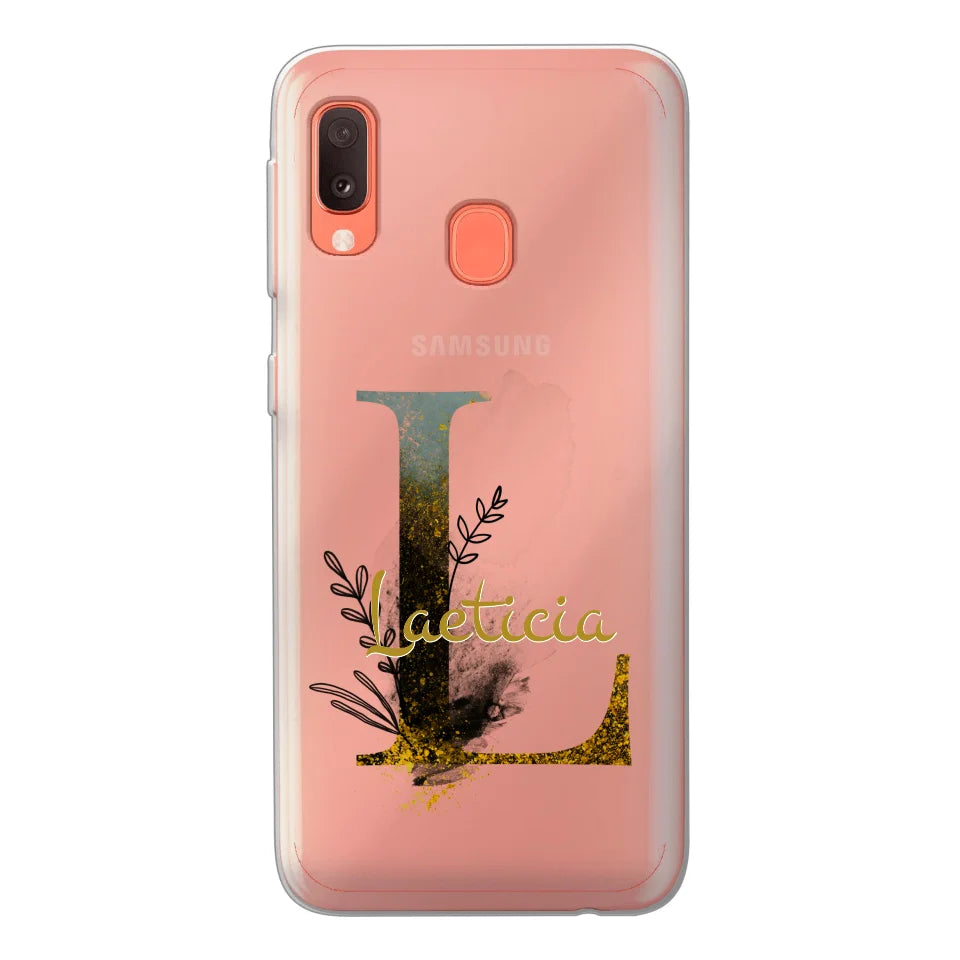 THÈME LETTRES ÉDITION NOIRE - Coque de téléphone personnalisable