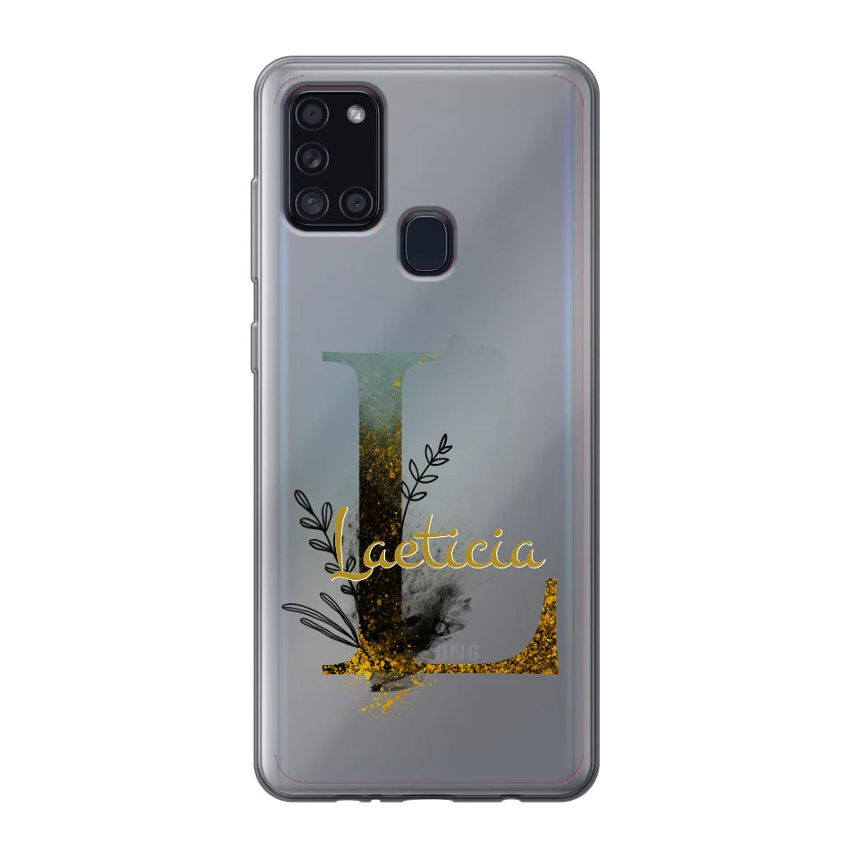 THÈME LETTRES ÉDITION NOIRE - Coque de téléphone personnalisable