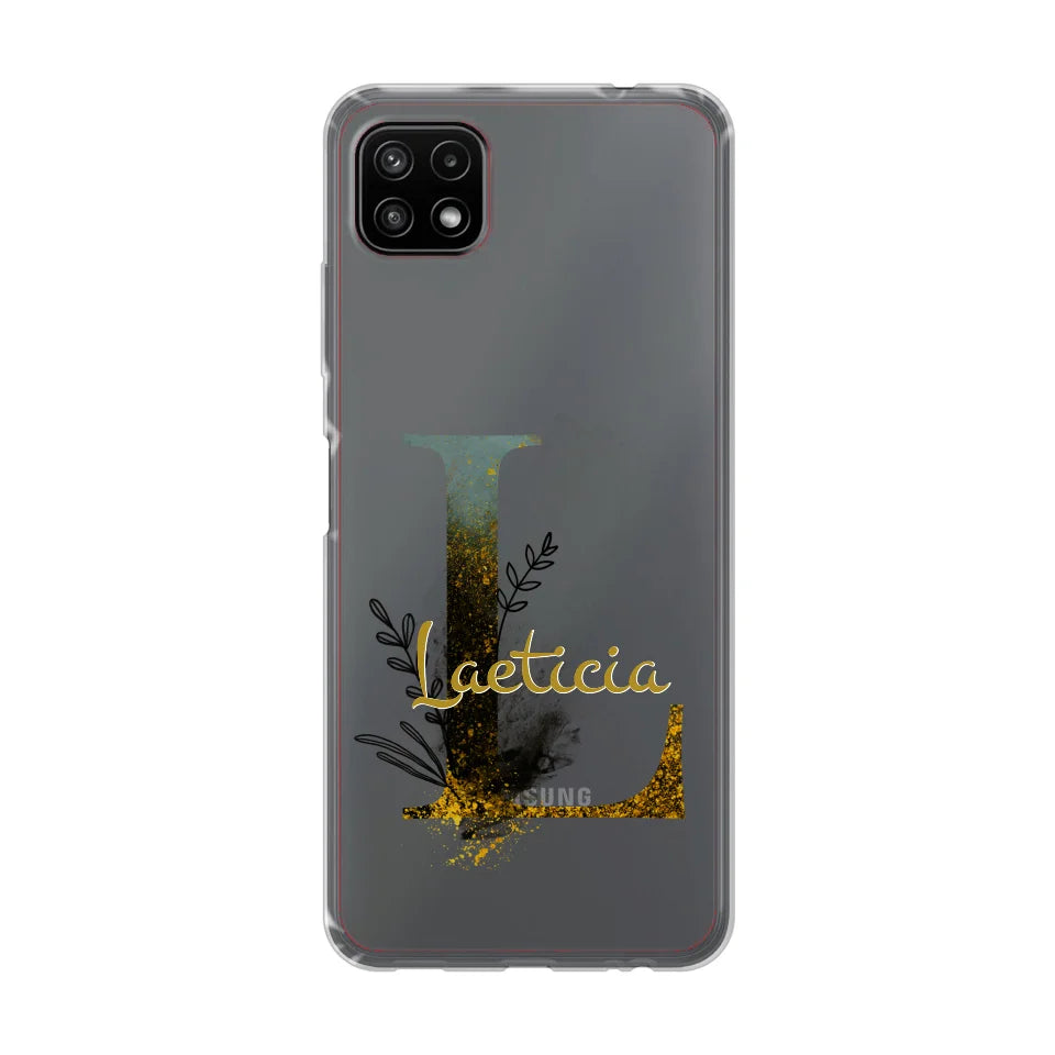 THÈME LETTRES ÉDITION NOIRE - Coque de téléphone personnalisable