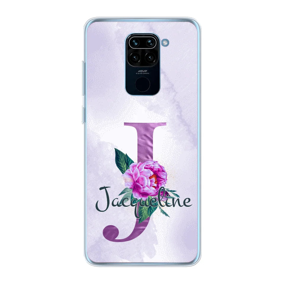 THÈME LETTRES ÉDITION violette - Coque de téléphone personnalisable