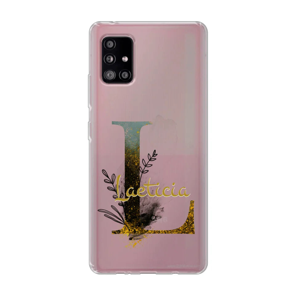 THÈME LETTRES ÉDITION NOIRE - Coque de téléphone personnalisable