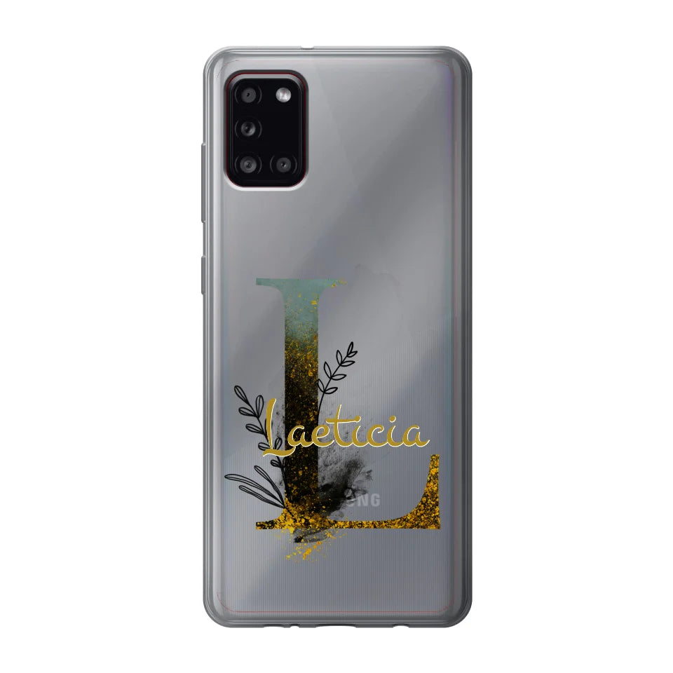 THÈME LETTRES ÉDITION NOIRE - Coque de téléphone personnalisable