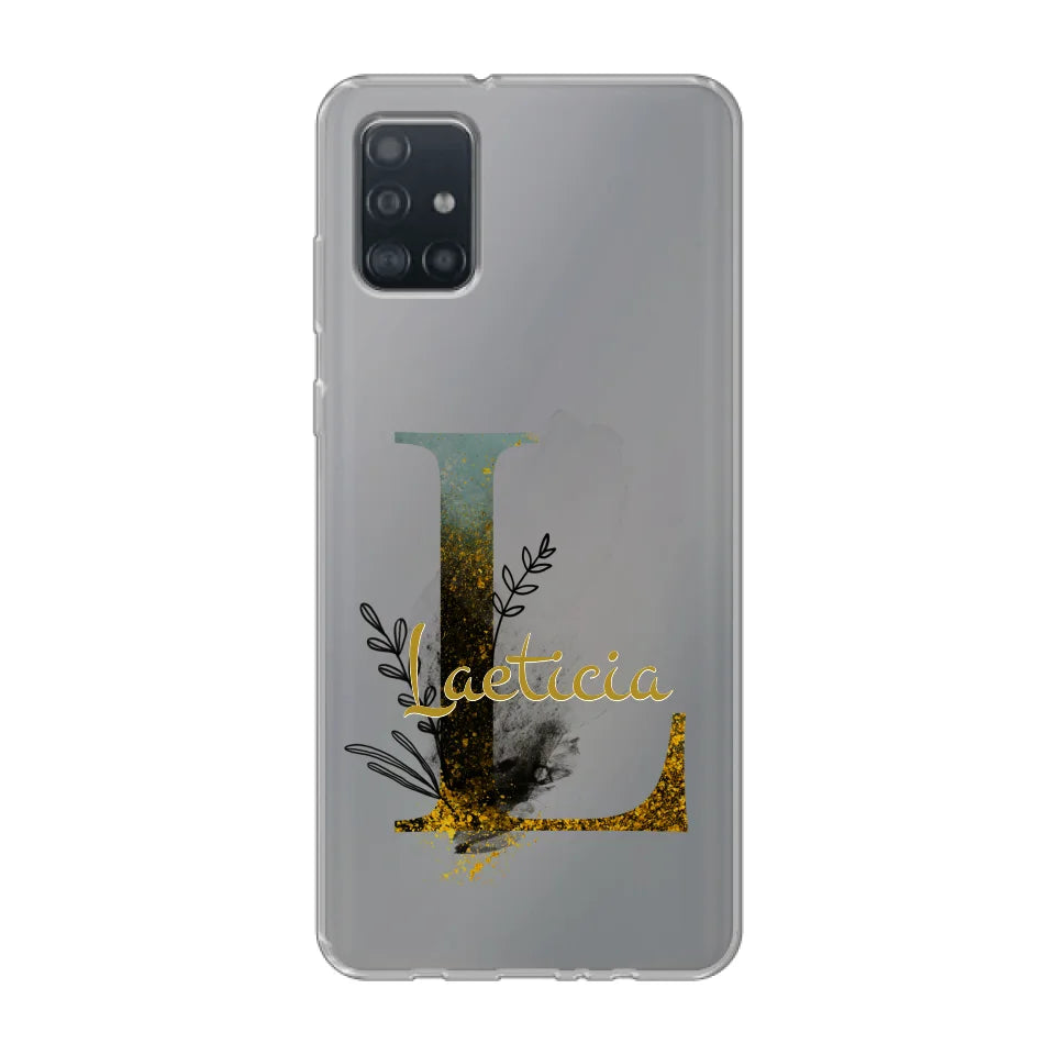 THÈME LETTRES ÉDITION NOIRE - Coque de téléphone personnalisable
