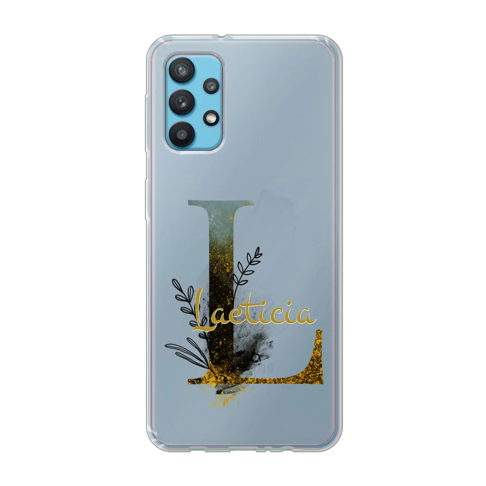 THÈME LETTRES ÉDITION NOIRE - Coque de téléphone personnalisable