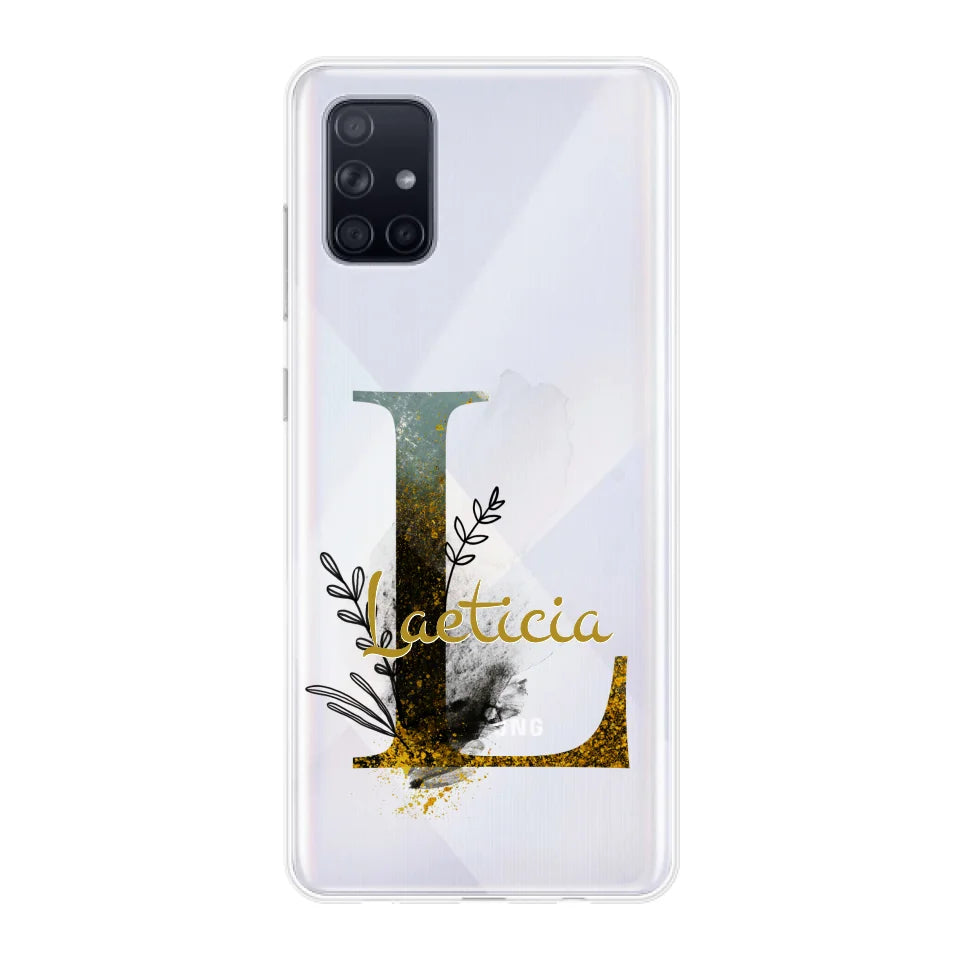 THÈME LETTRES ÉDITION NOIRE - Coque de téléphone personnalisable