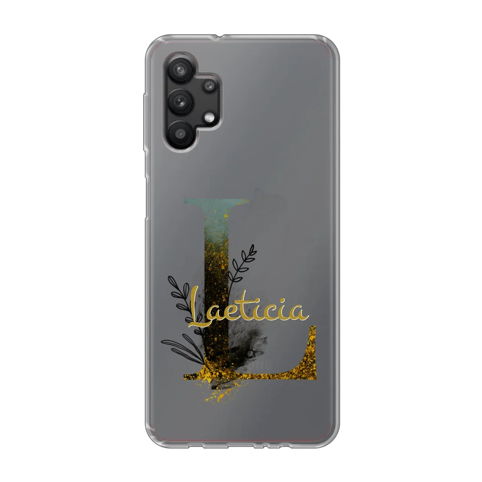 THÈME LETTRES ÉDITION NOIRE - Coque de téléphone personnalisable