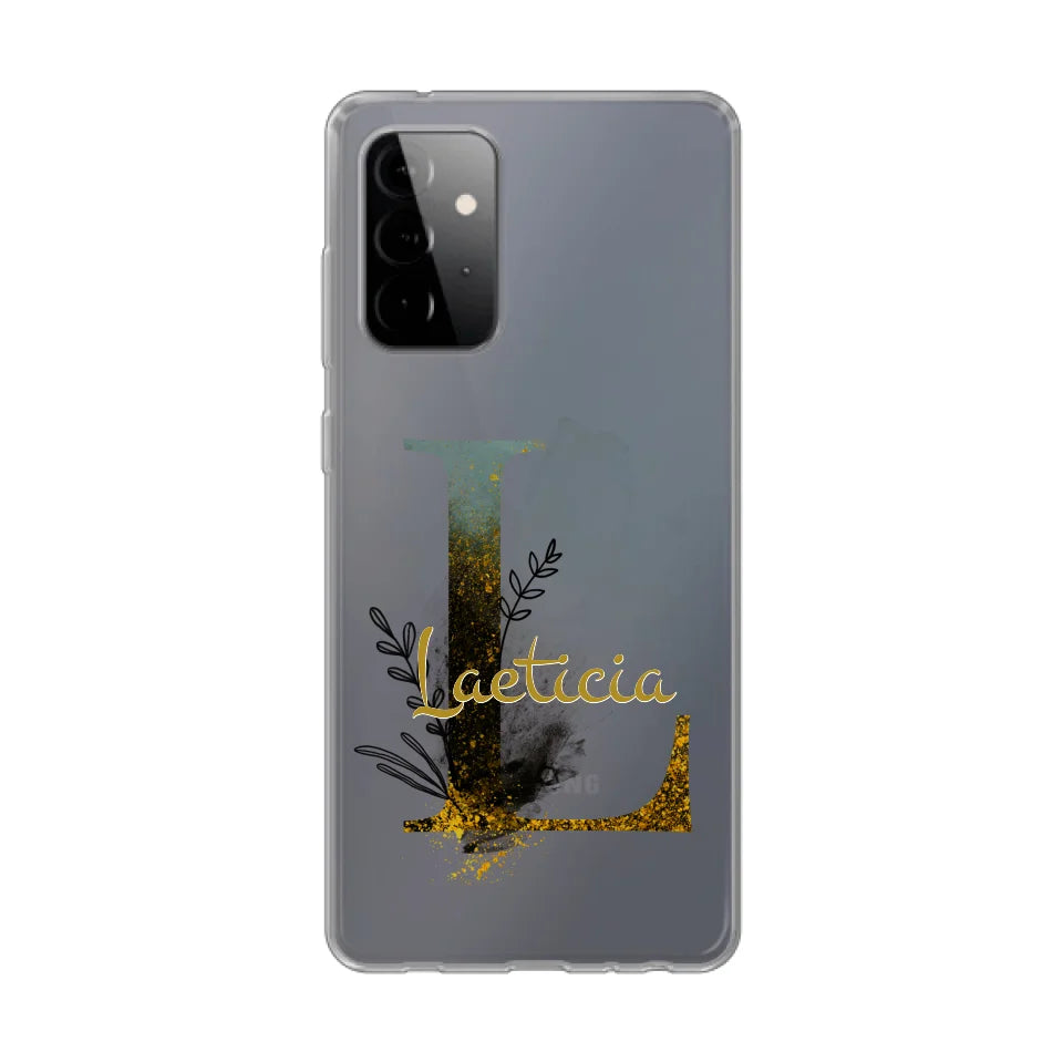 THÈME LETTRES ÉDITION NOIRE - Coque de téléphone personnalisable