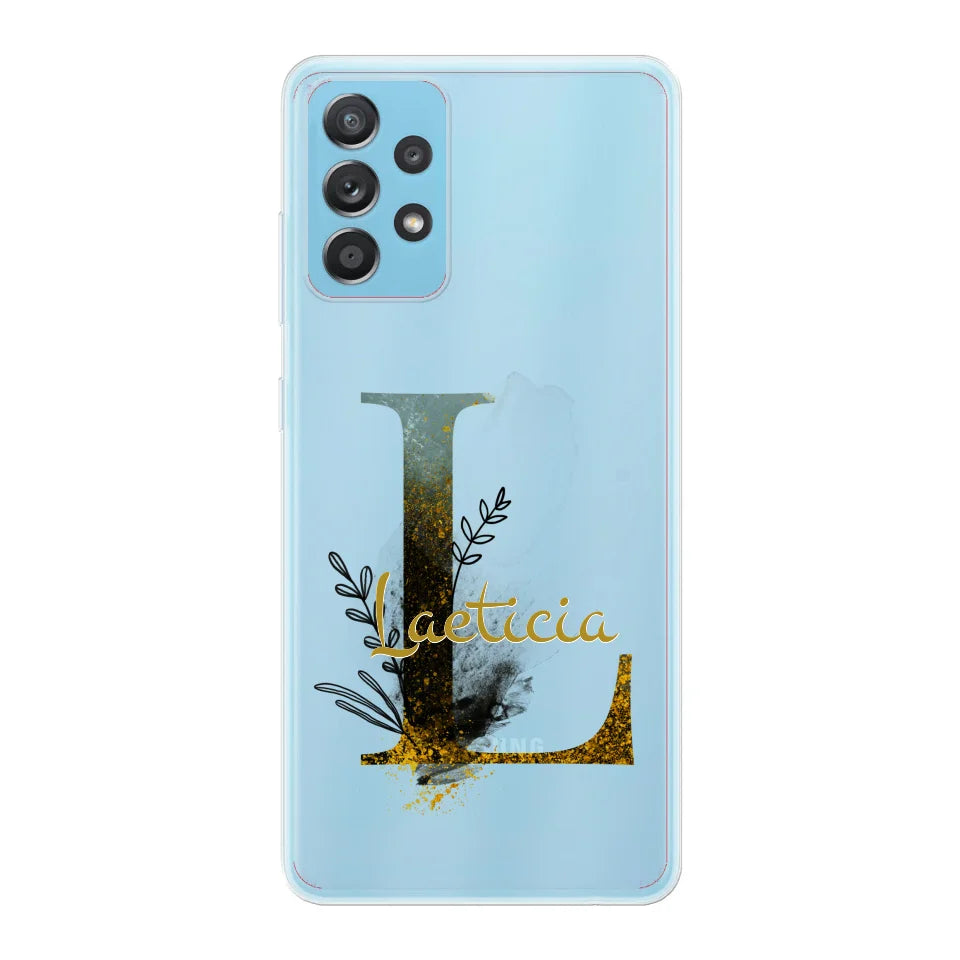 THÈME LETTRES ÉDITION NOIRE - Coque de téléphone personnalisable