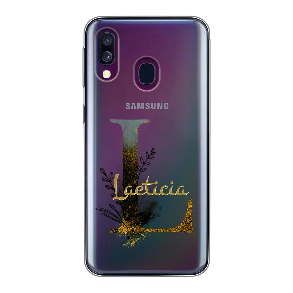 THÈME LETTRES ÉDITION NOIRE - Coque de téléphone personnalisable