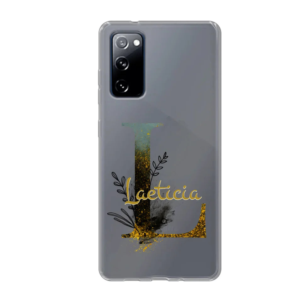 THÈME LETTRES ÉDITION NOIRE - Coque de téléphone personnalisable