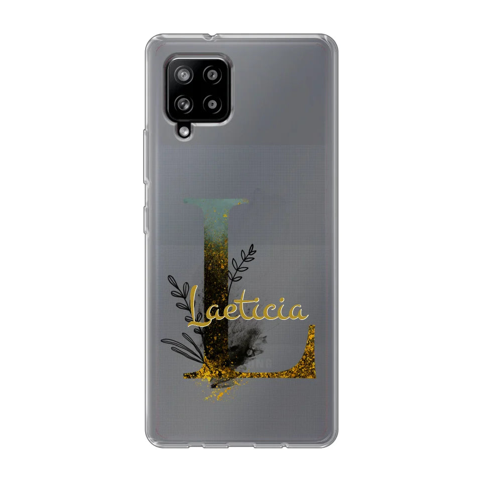THÈME LETTRES ÉDITION NOIRE - Coque de téléphone personnalisable