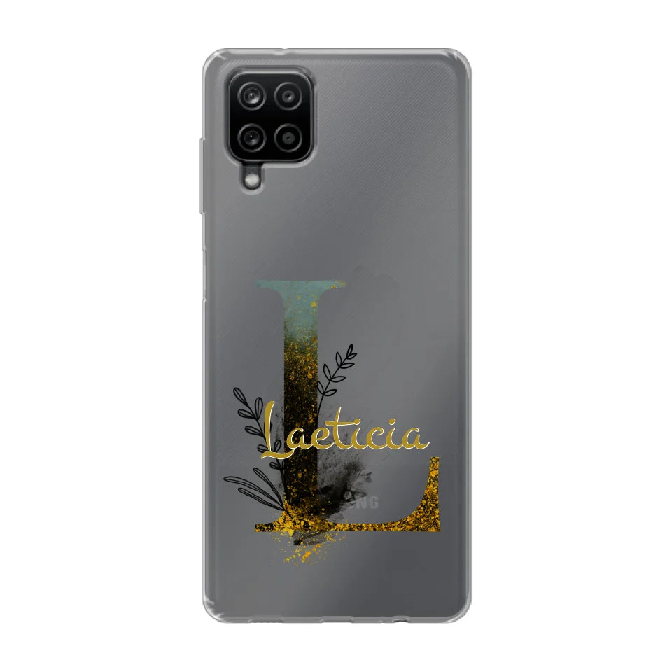 THÈME LETTRES ÉDITION NOIRE - Coque de téléphone personnalisable